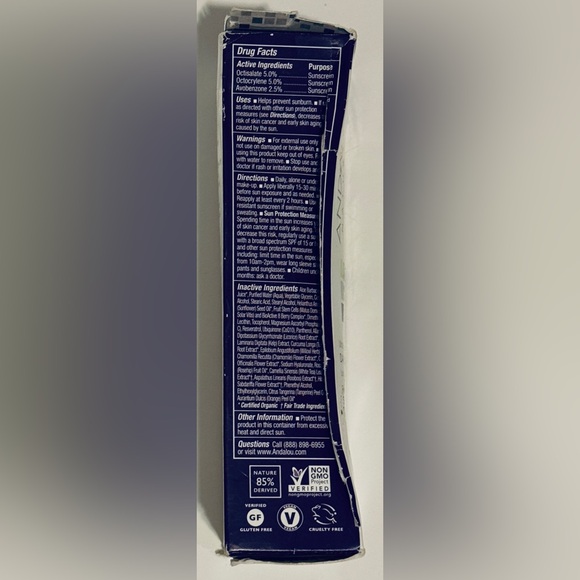 Andalou Naturals Ultra Sheer Daily Defense Facial Lotion SPF 18, Age Defying - Picture 4 of 6